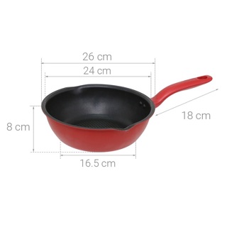 Chảo sâu lòng T.efal size 24-28cm