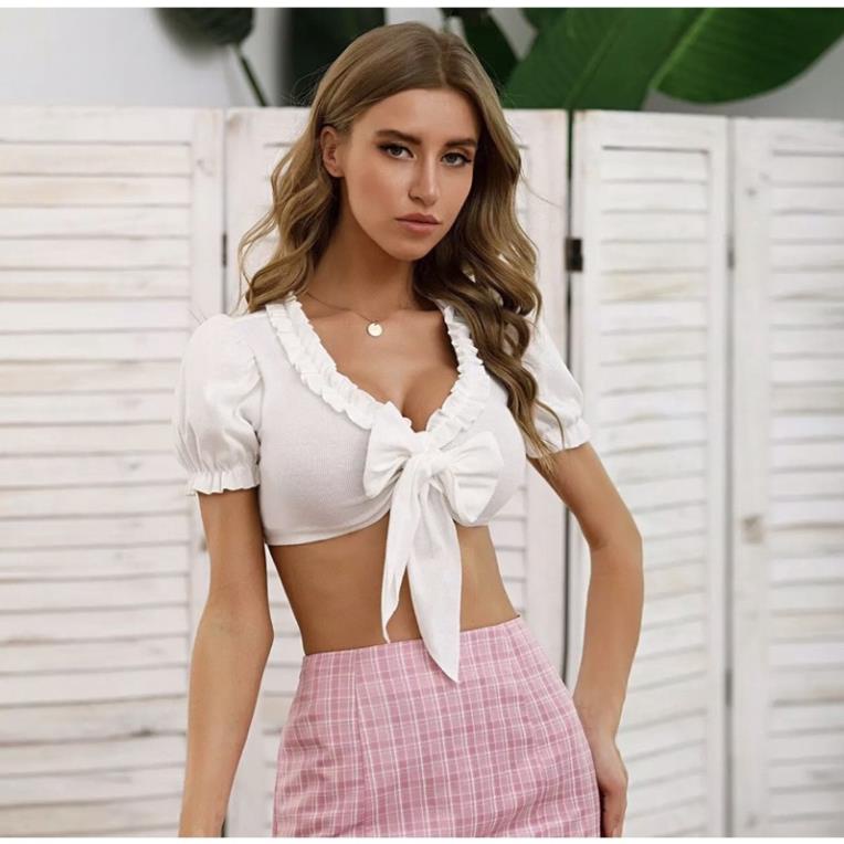 ÁO CROPTOP CỘT XINH ĐẸP A3 [Hàng Siêu Cấp] | BigBuy360 - bigbuy360.vn