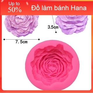 Khuôn silicon 4d hoa mẫu đơn đại nở mã hg6g0h