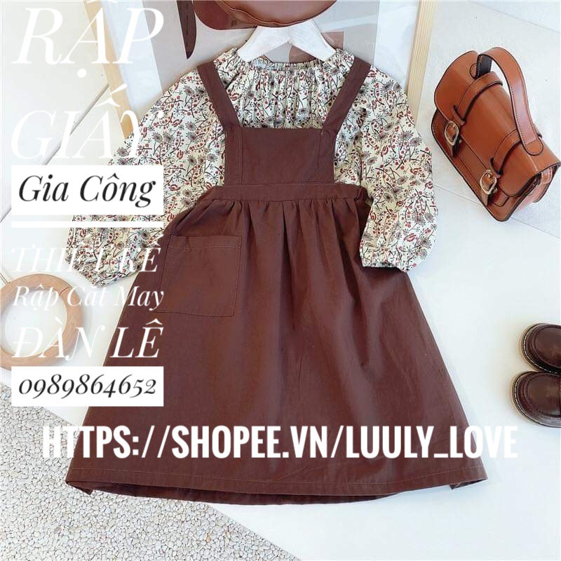 Rập giấyHT57 Rập giấy để cắt may mẫu đầm cho bé gái(1-12t)