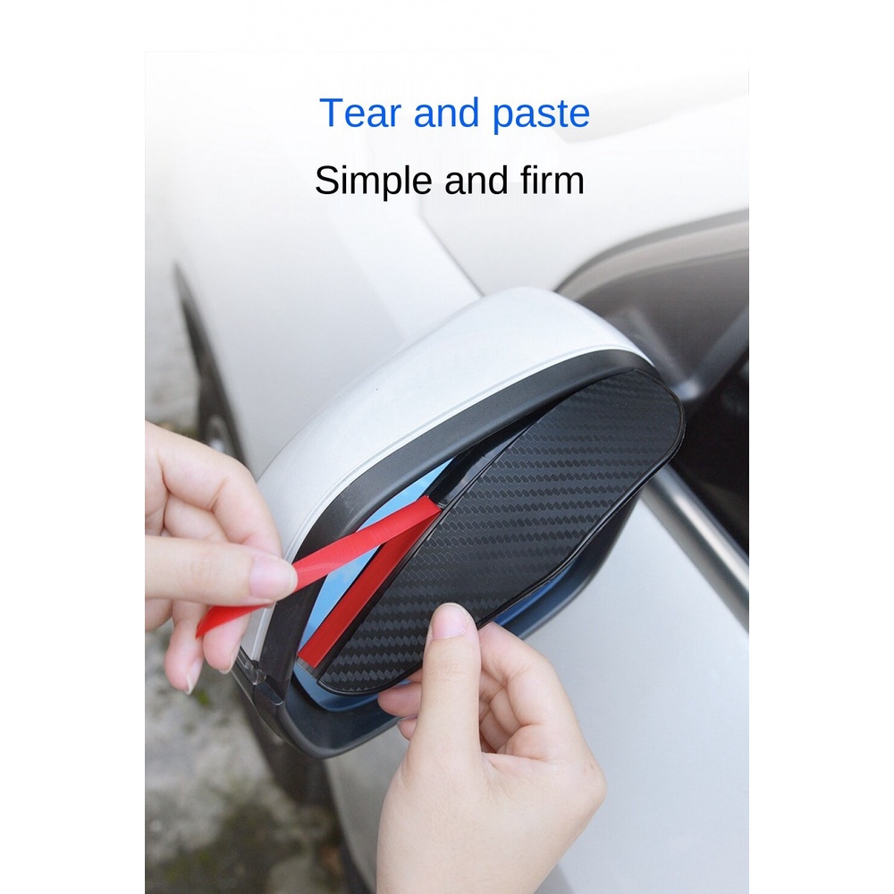 Set 2 miếng dán kính chiếu hậu xe ô tô chống nắng và tuyết