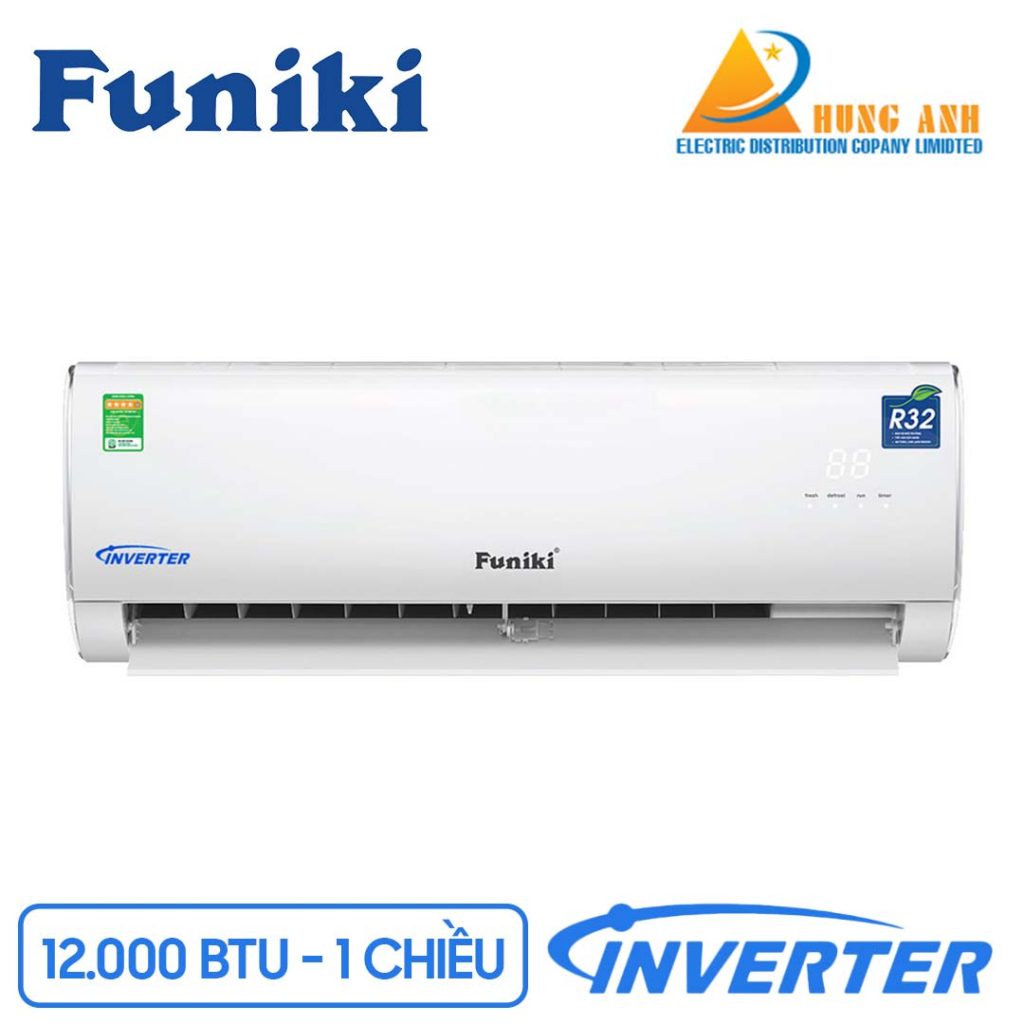 Điều hòa Funiki Inverter 1 chiều 12000 BTU HIC12TMU