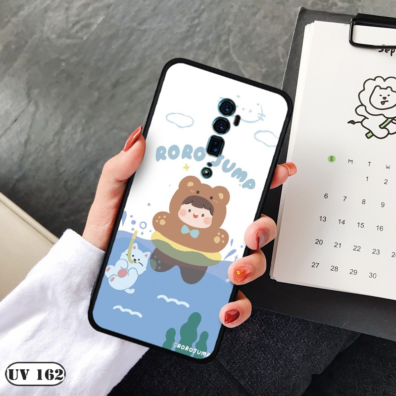 Ốp lưng nhám Oppo Reno 10x zoom  - in hình