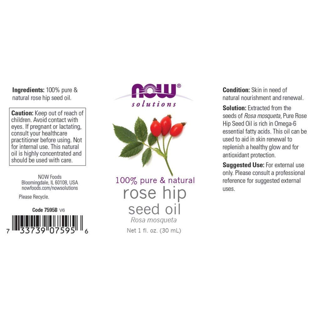 [Mã INCU1708 hoàn 15K xu đơn 50K] Tinh dầu nụ tầm xuân_ NOW Solutions Rose Hip Seed Oil | BigBuy360 - bigbuy360.vn