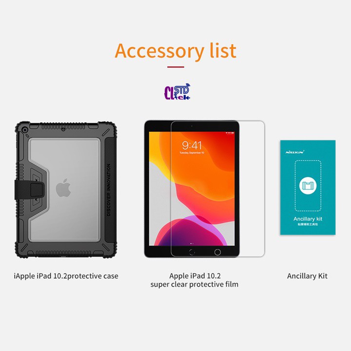 [Mã SKAMA07 giảm 8% đơn 250k]BAO DA IPAD 10.2 2020 - 10.2 2019 NILLKIN BUMPER CHỐNG SỐC CHÍNH HÃNG [NEW SALEOFF] | BigBuy360 - bigbuy360.vn