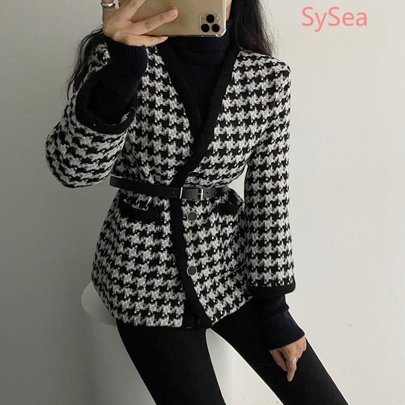 Áo Khoác Len Thời Trang Mùa Đông Hàn Quốc Dành Cho Nữ