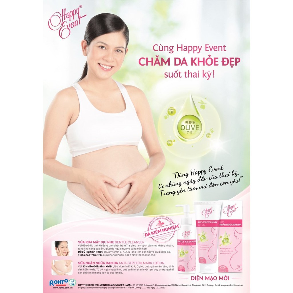 Sữa Chống Rạn Da Happy Event 100ml