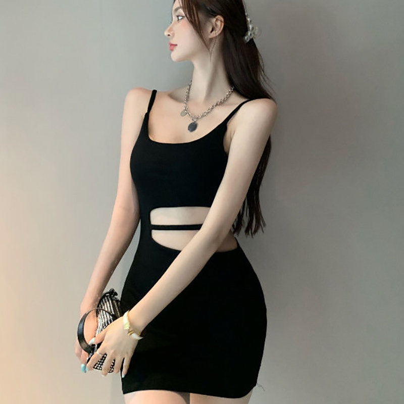 Đầm IELGY dáng ngắn khoét bên hông thời trang mùa hè cho nữ