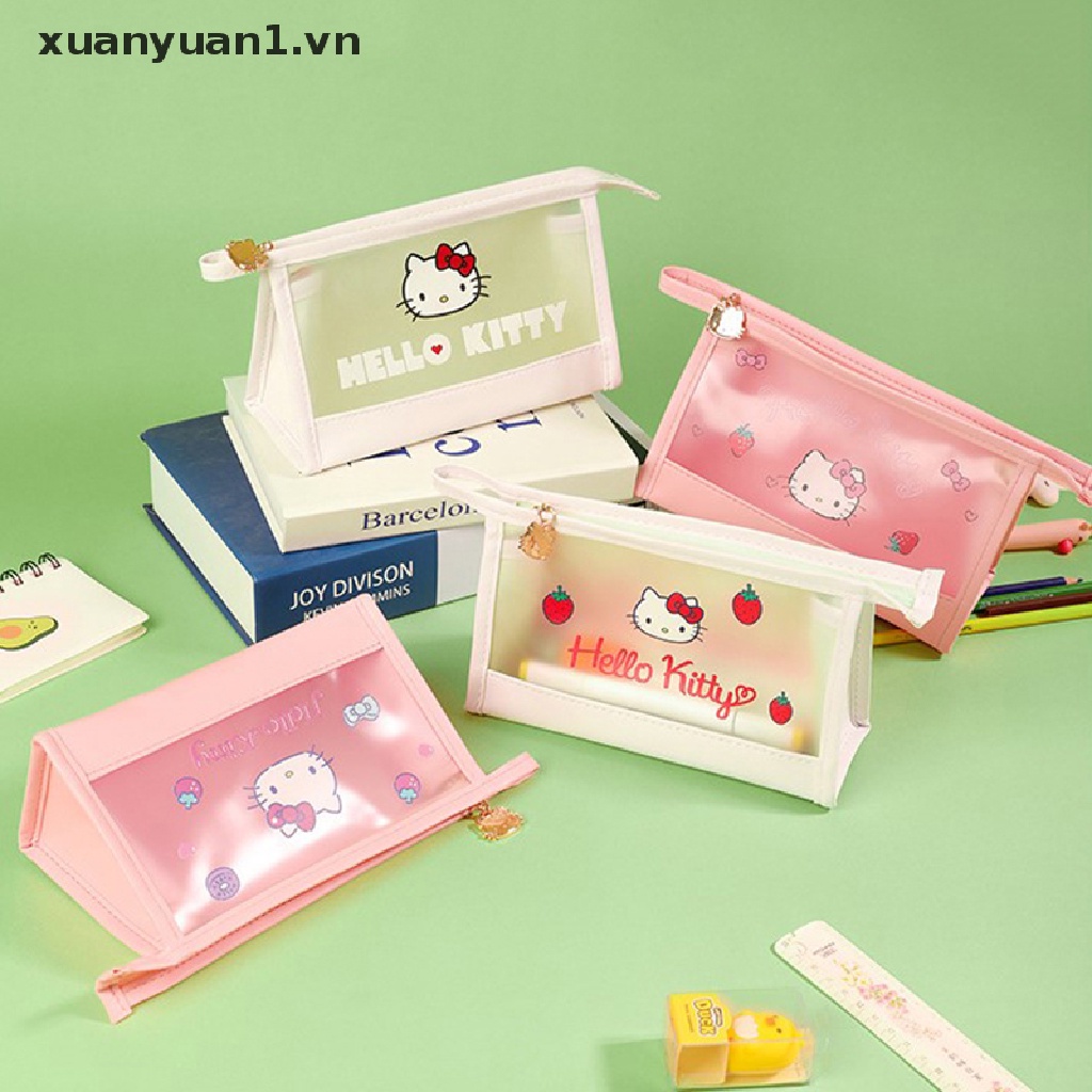 Túi Đựng Đồ Trang Điểm Đa Năng Hình Hello Kitty Xinh Xắn