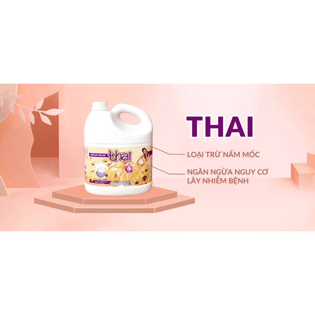 (CHÍNH HÃNG) Nước Giặt Sinh học THAI sạch bay vết bẩn, hương thơm lưu lâu