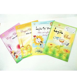 Vở mẫu chữ đứng