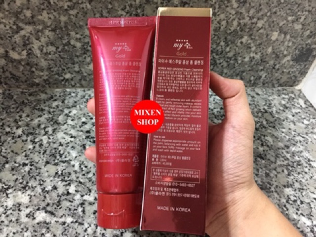 {Chính hãng - Ảnh thật} Sữa Rửa Mặt Sâm My Gold 130ml Chính Hãng Hàn Quốc | BigBuy360 - bigbuy360.vn