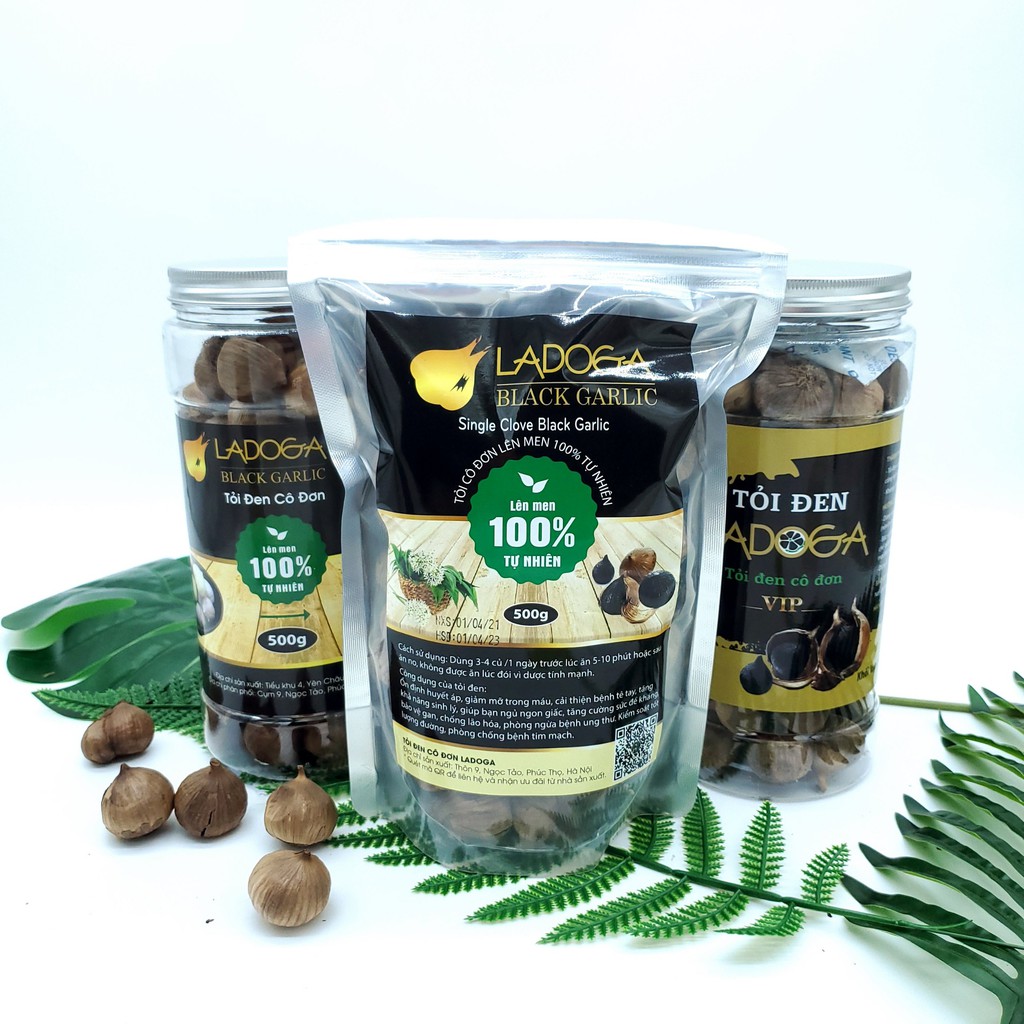 [ SIÊU SALE ] 500g Tỏi đen lên men tự nhiên LADOGA, Tỏi đen cô đơn | BigBuy360 - bigbuy360.vn