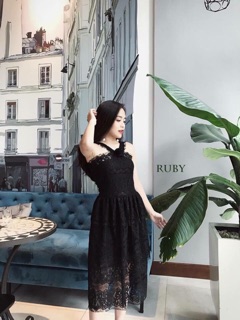 (Nhập mã NTAM189 để được giảm còn 189k + FS) AUTUMN - ĐẦM REN TẦNG