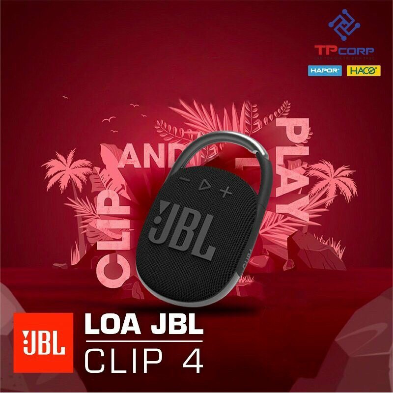 [SIÊURẺ] Loa JBL BLUTOOTH Chip 4 Mini 5.1 Loa Trầm Ngoài Trời Chống Nước IP7 Di Động Có Móc- Bảo hành toàn quốc