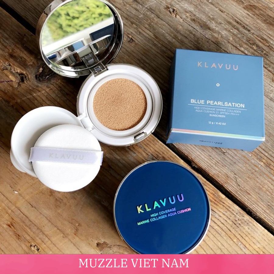 [FREESHIP] Phấn Nước KLAVUU XANH Blue Pearlsation High Coverage Marine Collagen Aqua Cushion | BigBuy360 - bigbuy360.vn
