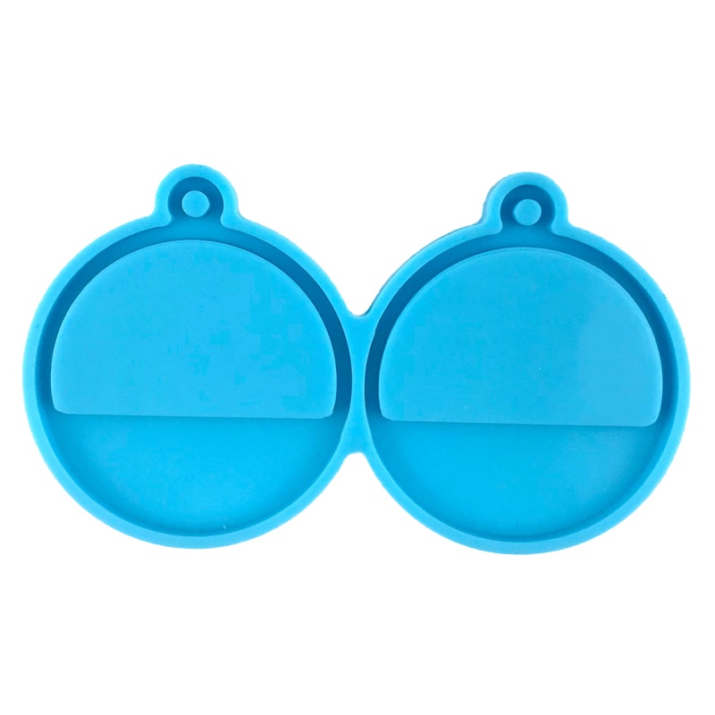 Khuôn Silicone Hình Tròn Làm Mặt Vòng cổ / Bông Tai