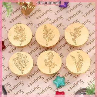 Con dấu sáp họa tiết cây dùng trang trí thiệp đám cưới DIY