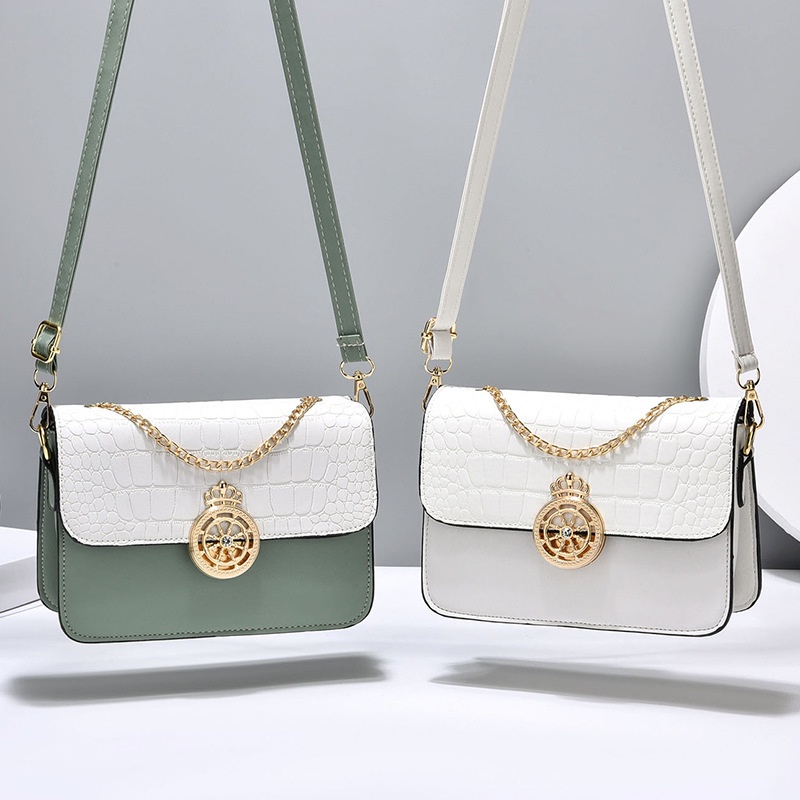 Túi Xách Đeo Chéo Một Bên Vai Hình Vuông Nhỏ Phong Cách Hàn Quốc Đơn Giản Hợp Thời Trang Cho Nữ