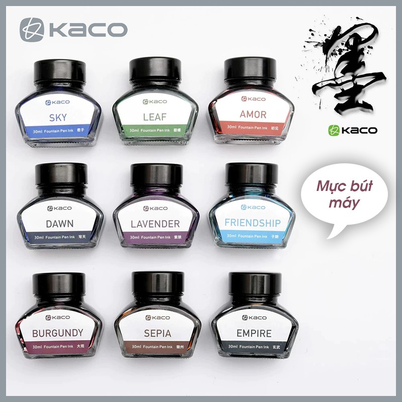 Mực bút máy KACO 30ml Cao cấp Chính Hãng