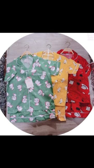 Pijama kate thái cộc mẫu đẹp