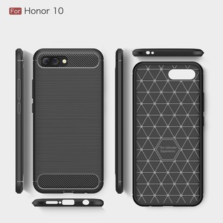 Ốp điện thoại nhựa bền màu trơn bảo vệ toàn diện chống trầy xước cho Huawei Honor 10