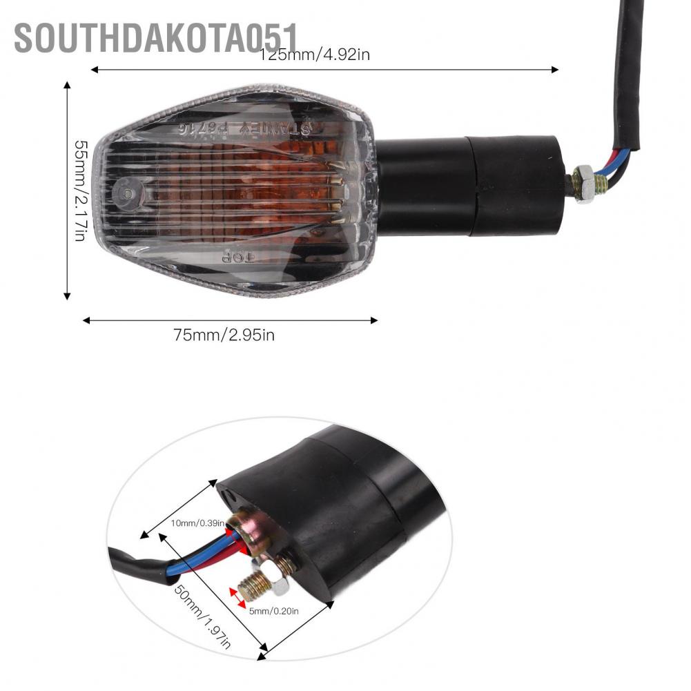 Hàng Sẵn Cặp Đèn xi nhan Đèn Tín Hiệu Rẽ Trái Phải Cho Xe Mô Tô Southdakota051 CB400 CBR929RR CBR954RR CBR600F4【Southdakota051】