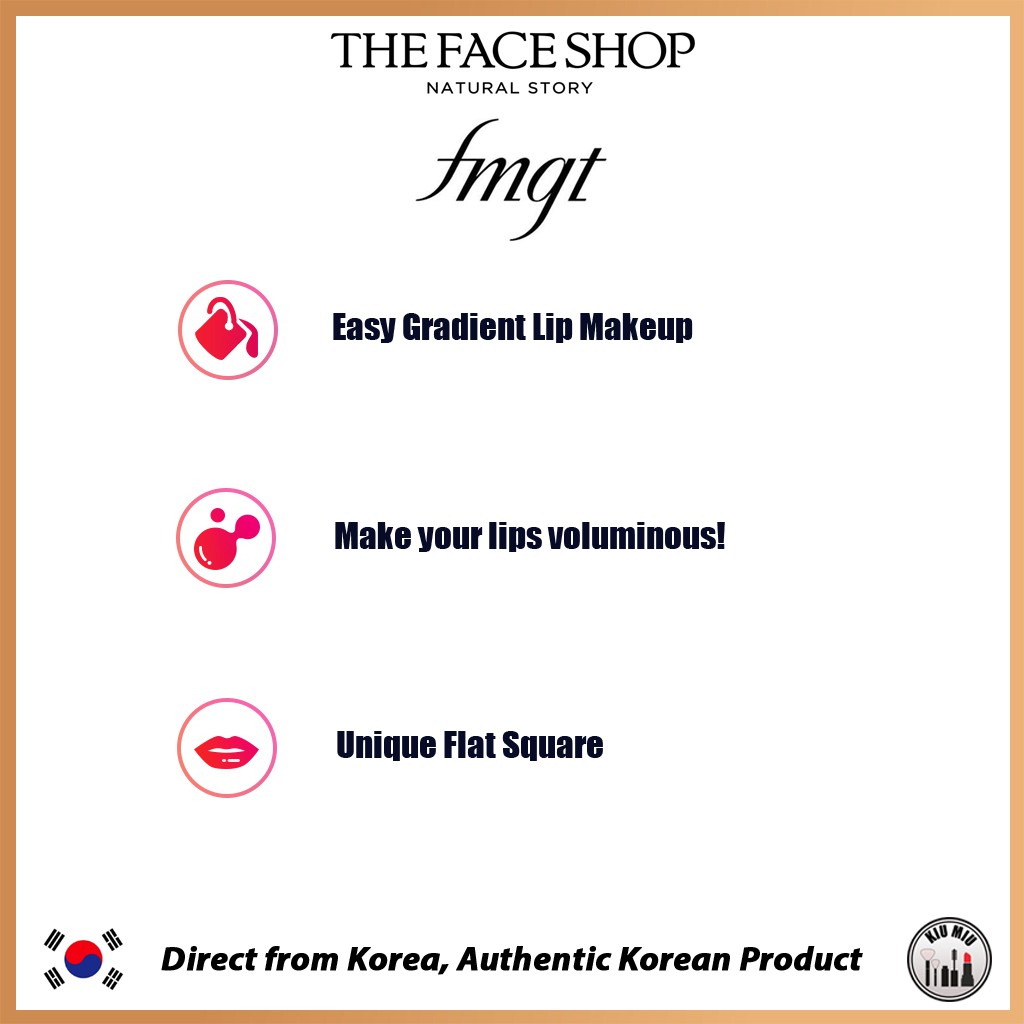 THE FACE SHOP fmgt FLAT TWO-TONE STICK *ORIGINAL KOREA*