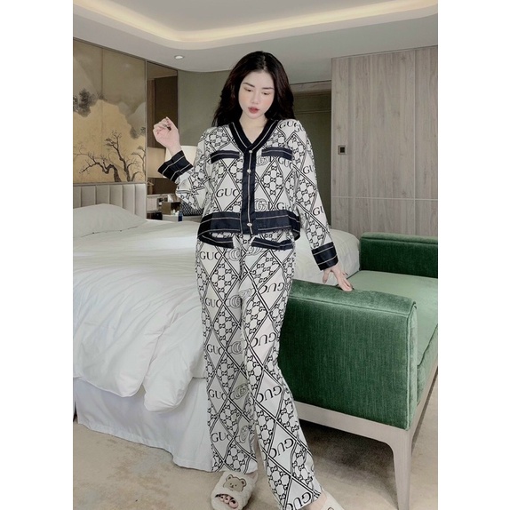 ĐỒ BỘ PIJAMA VẢI MANGO HÀNG THIÊT KẾ