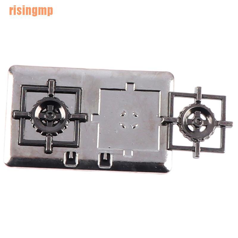 1 Bộ Bếp Ga Kim Loại Cho Búp Bê 1 Cặp