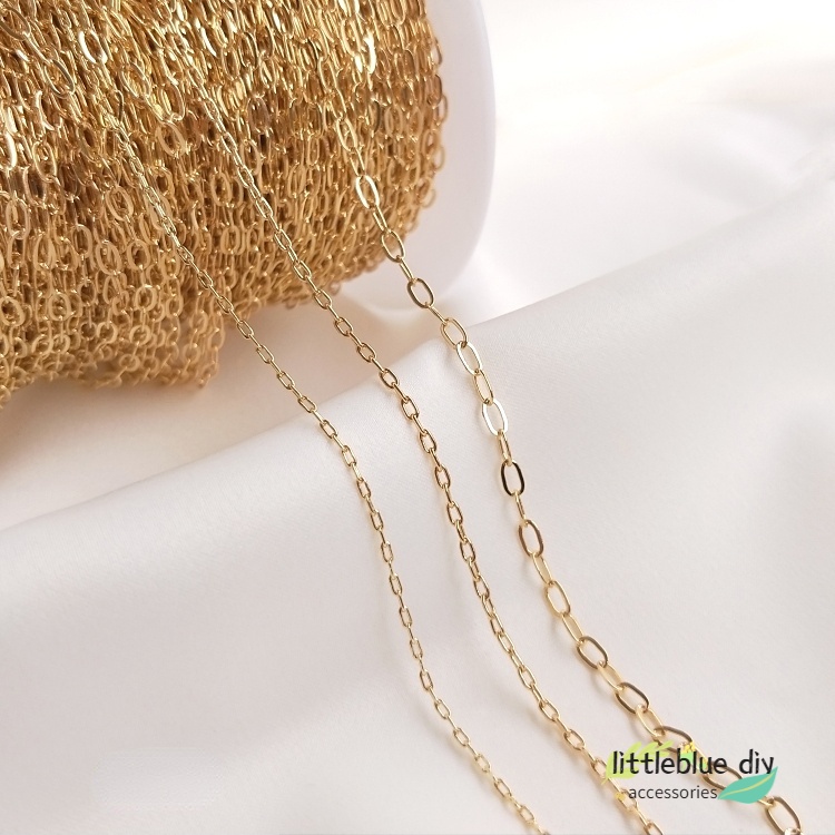 Bông Tai Mạ Vàng 14K Hình Chữ O DIY