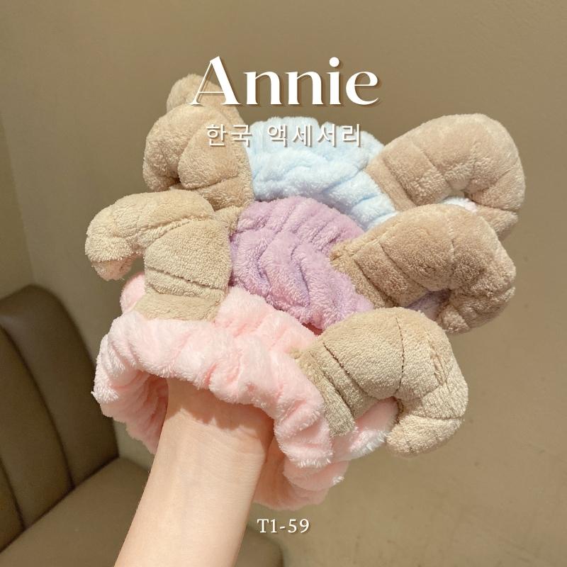 Băng đô rửa mặt hình sừng hươu nhiều màu ANNIE T1-59