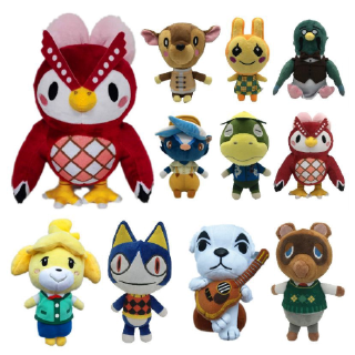 Kids Toy 20cm Animal Crossing Tom Nook KK Raymond Plush Toy Raccoon Nintendo switch Game Soft Stuffed Doll