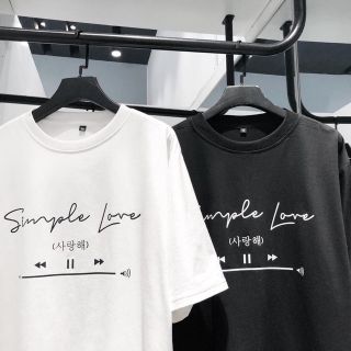 Áo thun bigsize unisex simple love