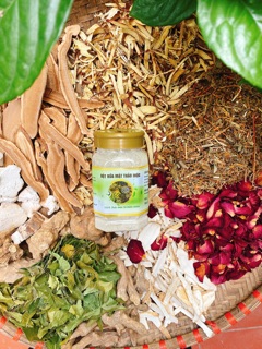 Bột rửa mặt thảo mộc tặng xông mặt
