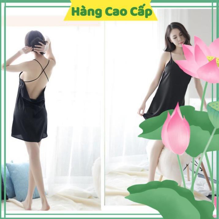 Đầm Ngủ Dễ Thương Đầm ngủ phi lụa hai dây cao cấp | BigBuy360 - bigbuy360.vn
