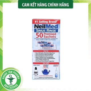 Hộp 50 gói muối rửa mũi NeilMed Sinus Rinse 50 sachets _Khánh Tâm ! !
