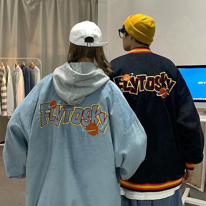 ÁO KHOÁC KAKI NHUNG GÂN FLYTOSKY (M2640 - Ảnh Thật) | BigBuy360 - bigbuy360.vn