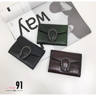 Ví nữ da cá sấu khoá rồng V30