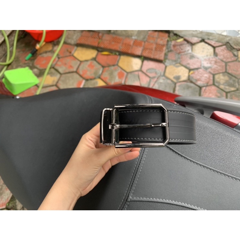 Thắt lưng nam, khoá cơ, trẻ trung, sang trọng, ảnh thật