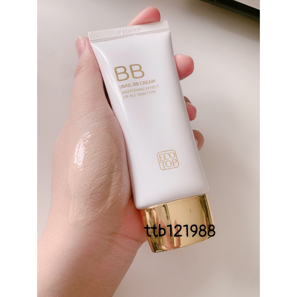 Kem Nền Ốc Sên Ecotop Snail BB Cream 50ml- màu trắng