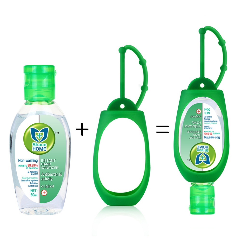 DETTOL Chai Đựng Nước Rửa Tay Bằng Silicone 50ml Có Dây Đeo Tiện Dụng