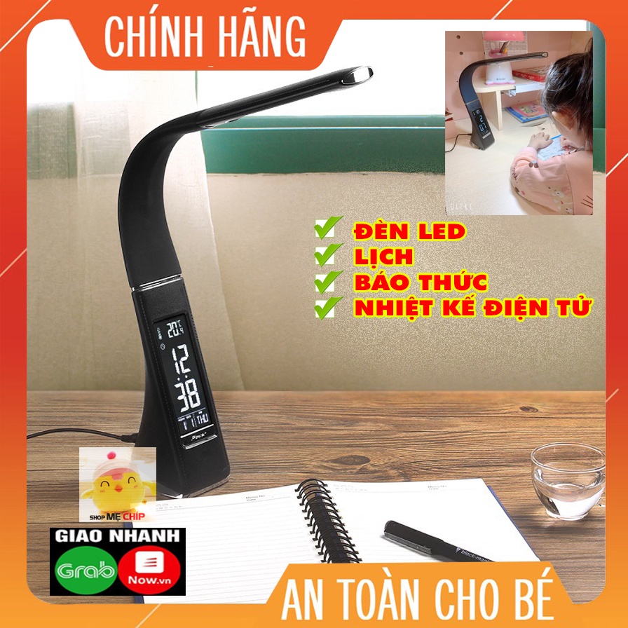 Đèn Bảo Vệ Mắt Thông Minh Wilit U2 Cao Cấp ❤️FREE SHIP❤️ Đèn Học Chống Cận Có Lịch Vạn Niên Báo Thức Nhiệt Kế Điện Tử