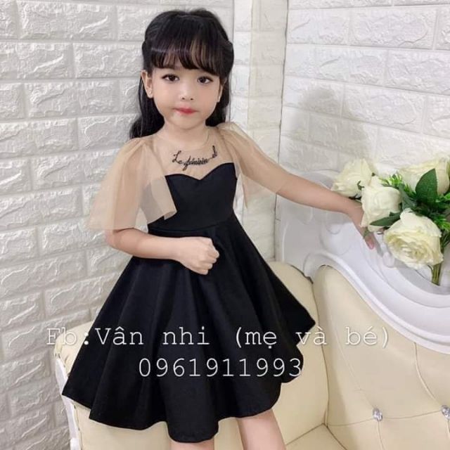 Váy umi công chúa đỏ đen