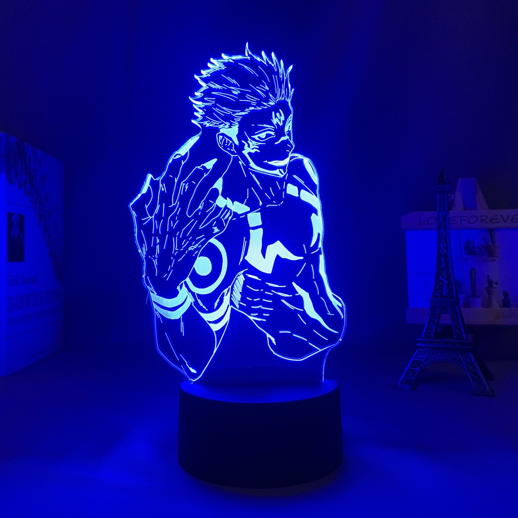 Đèn Led Ryomen Sukuna Hình Anime Jujutsu Kaisen Trang Trí Phòng Ngủ Cho Bé
