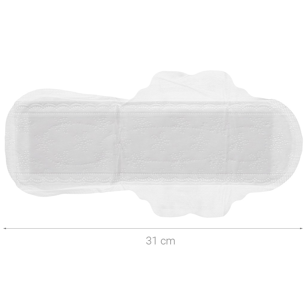 Băng vệ sinh ban đêm Whisper Skin Love chống tràn siêu mỏng 6 miếng 31CM