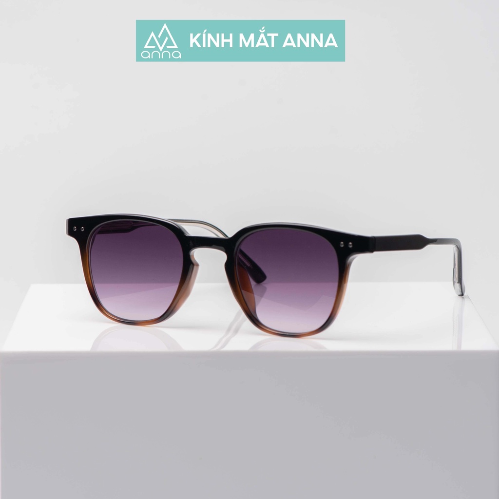 Gọng kính râm thời trang nam nữ ANNA dáng vuông unisex cá tính R0034