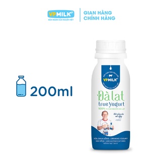 [INBOX TRƯỚC KHI MUA HÀNG] Sữa Chua Uống VPMilk Đà Lạt Fresh Yogurt 200ml