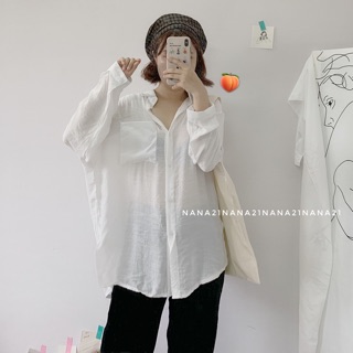 Sơ mi oversize thô đũi