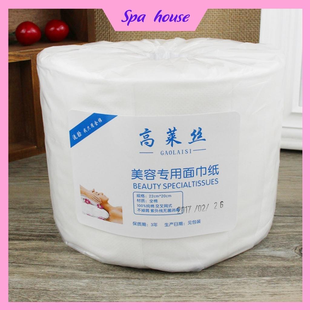 Giấy cuộn rửa mặt dùng cho spa, thẩm mỹ viện